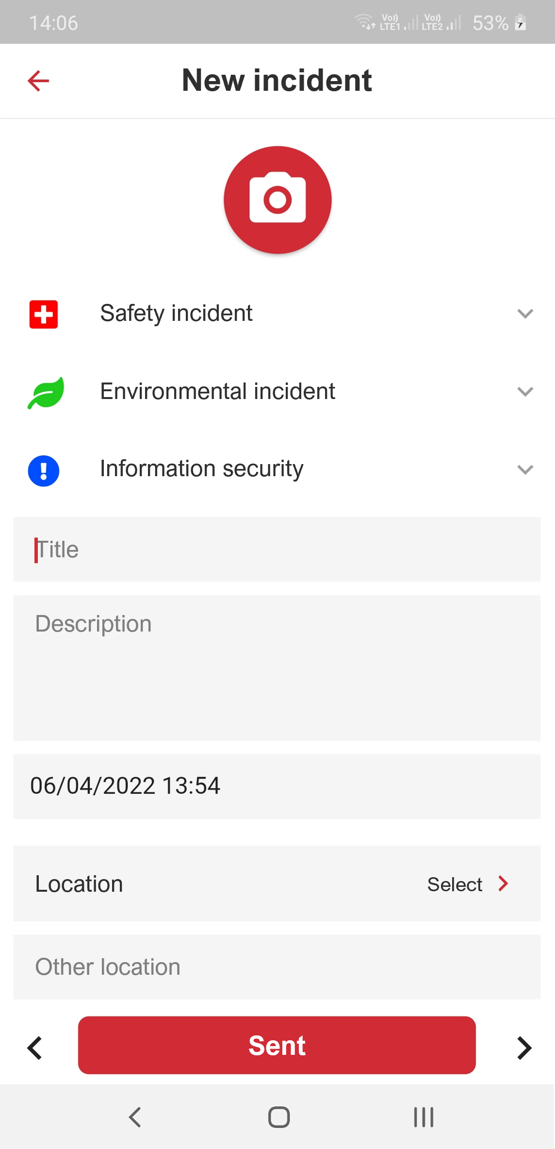 Phronesys app incidentreport